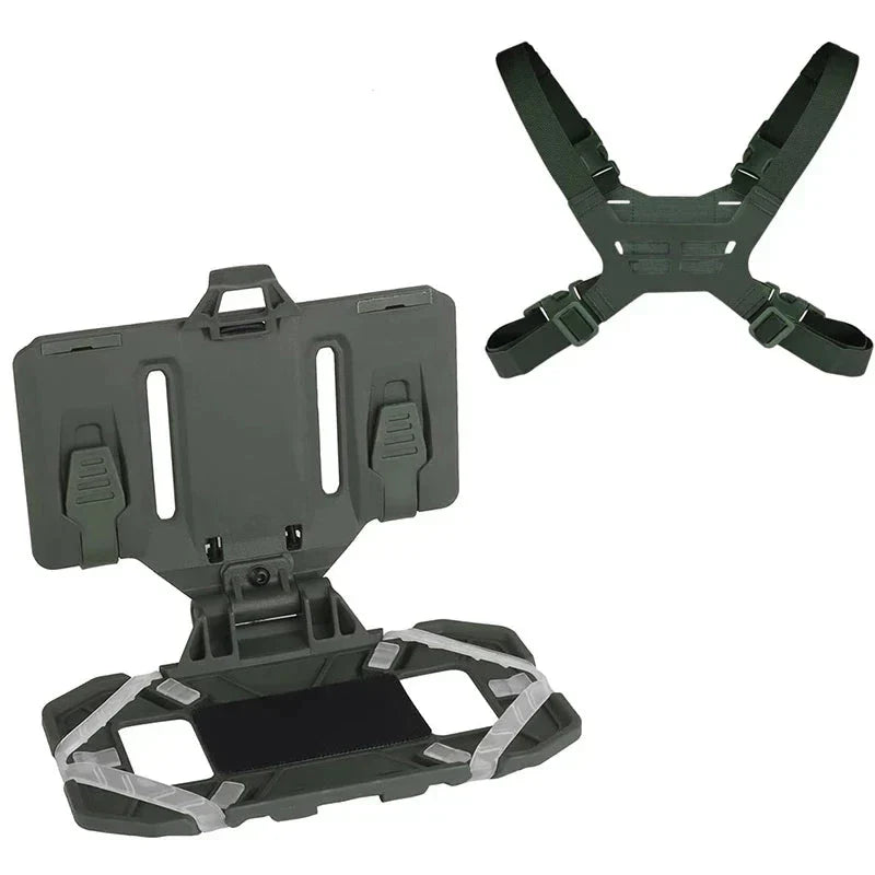 Chest Mount for Phones – Tactical MOLLE Folding Holder