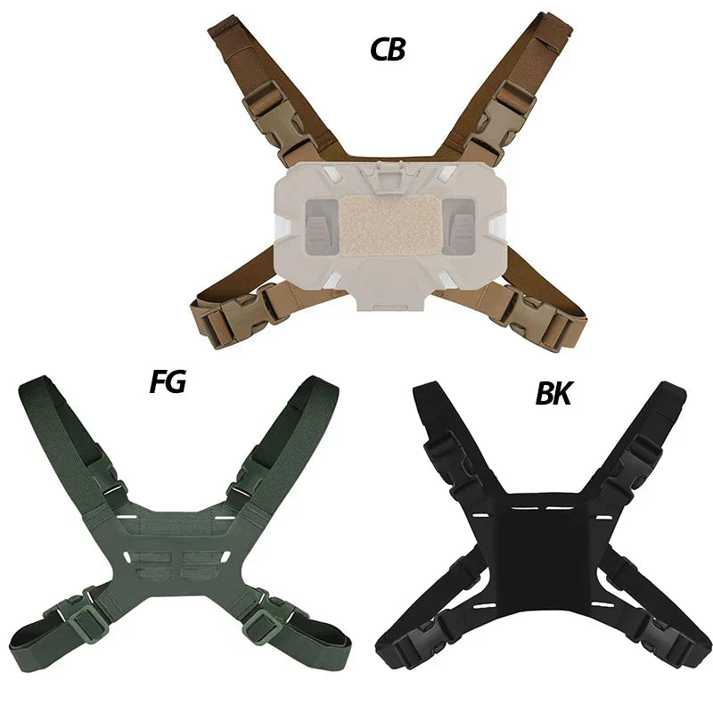 Chest Mount for Phones – Tactical MOLLE Folding Holder