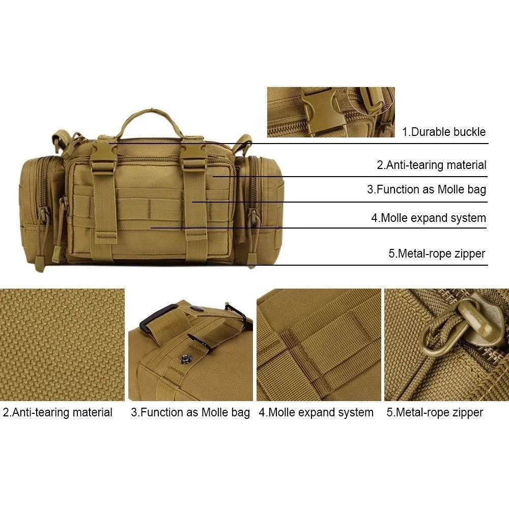 Outdoor Hiking Waist Pack for Tactical Use