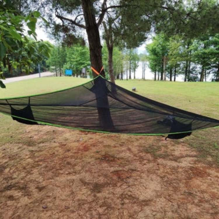 Outdoor Relaxation Triangle Mesh Hammock for Camping
