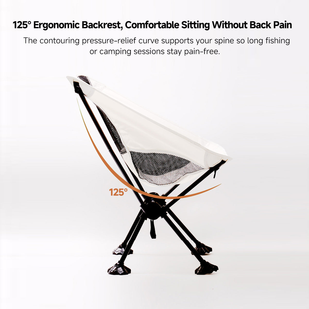 Lightweight Portable Camping Chair - Foldable Design