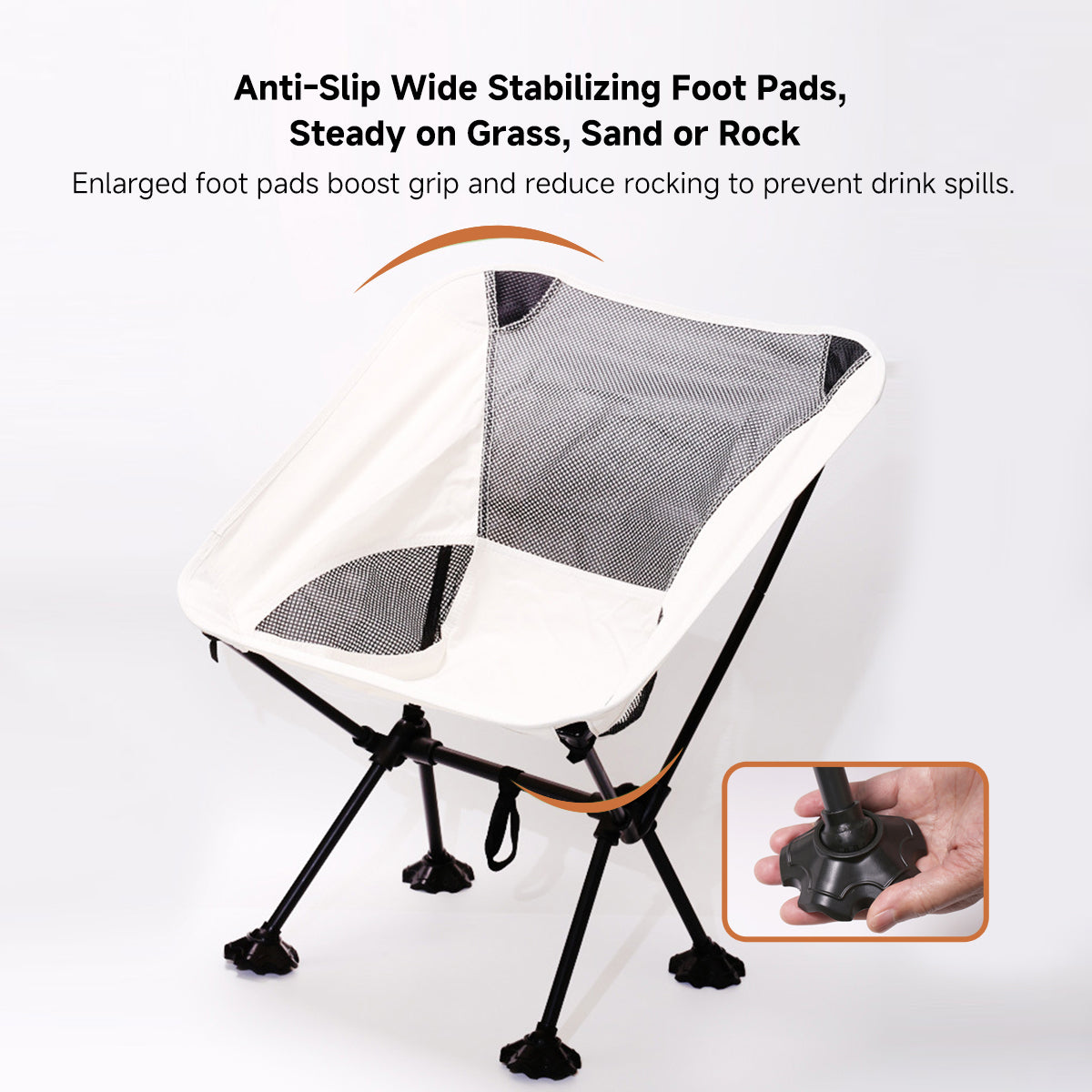 Lightweight Portable Camping Chair - Foldable Design