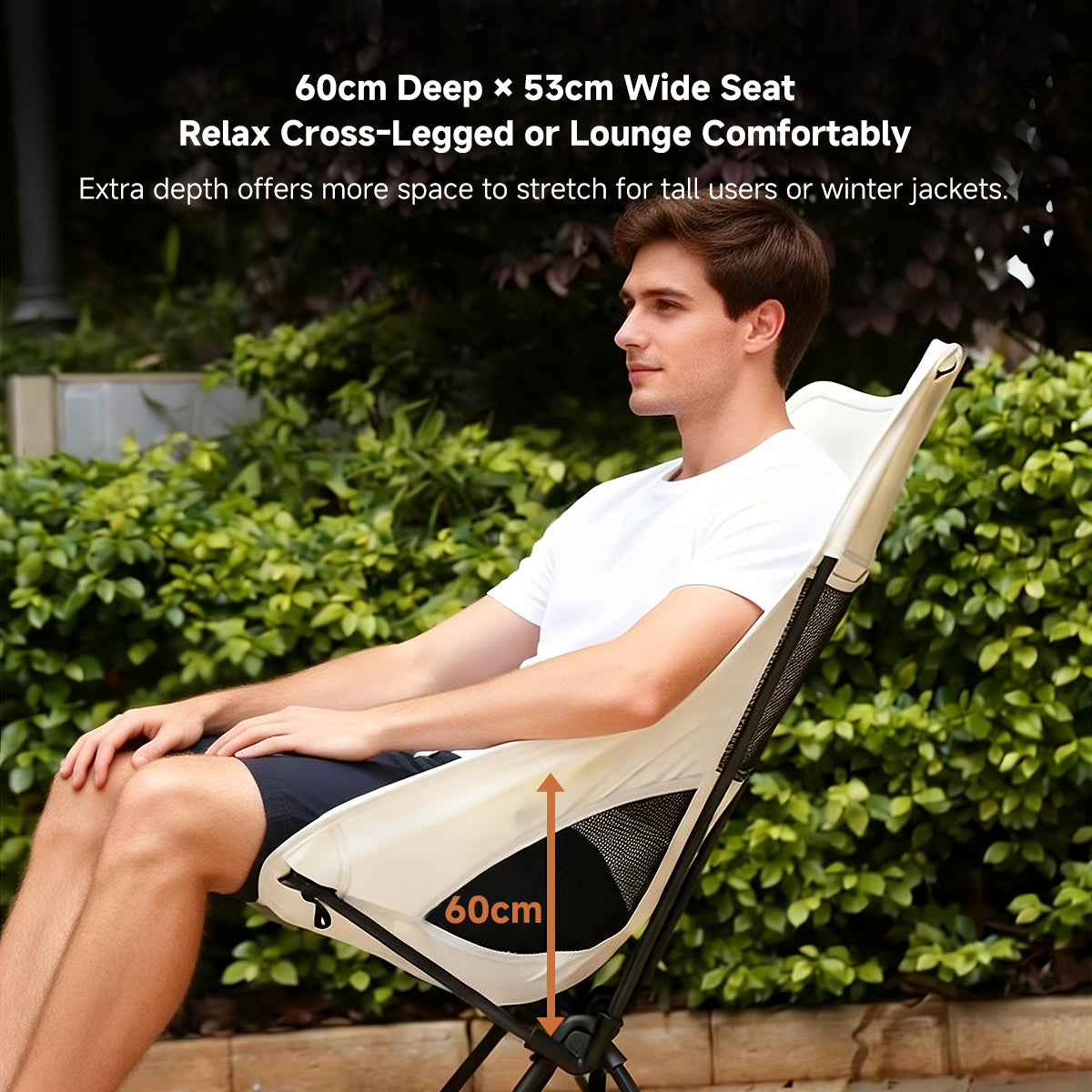 Lightweight Portable Camping Chair - Foldable Design