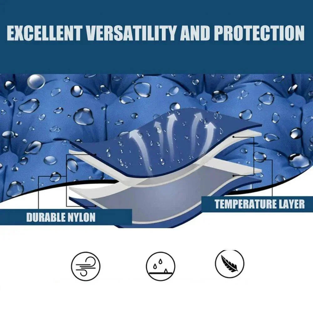 Inflatable Camping Mattress with Integrated Pump – Ultralight Design