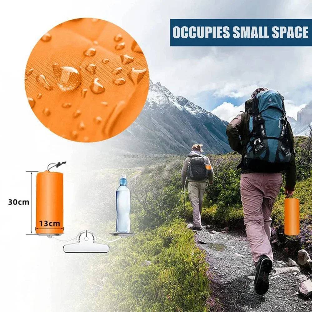 Inflatable Camping Mattress with Integrated Pump – Ultralight Design