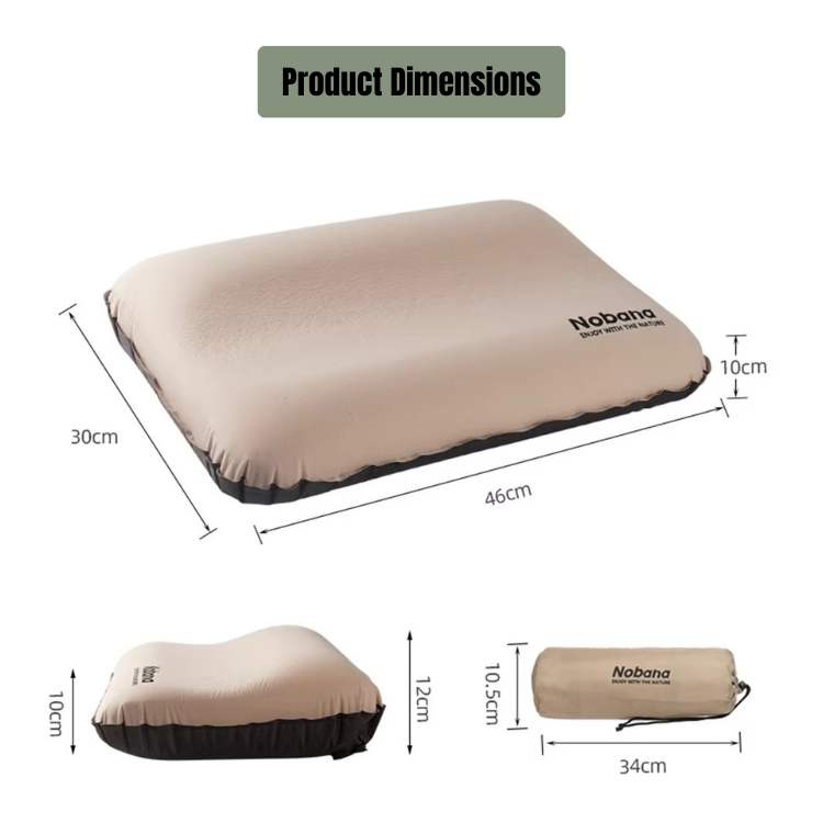 Lightweight Inflatable Travel Pillow for Camping