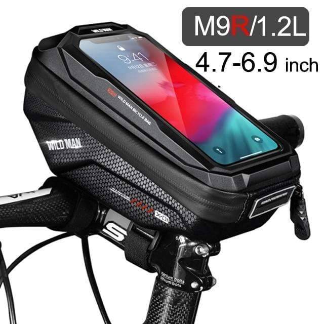Bike Frame Storage Bag with Mobile Phone Mount