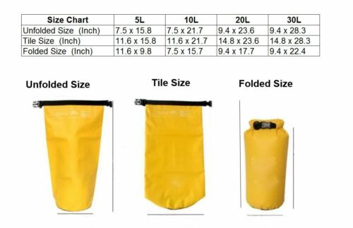 Outdoor Adventure Roll Top Sack - Waterproof Dry Bag