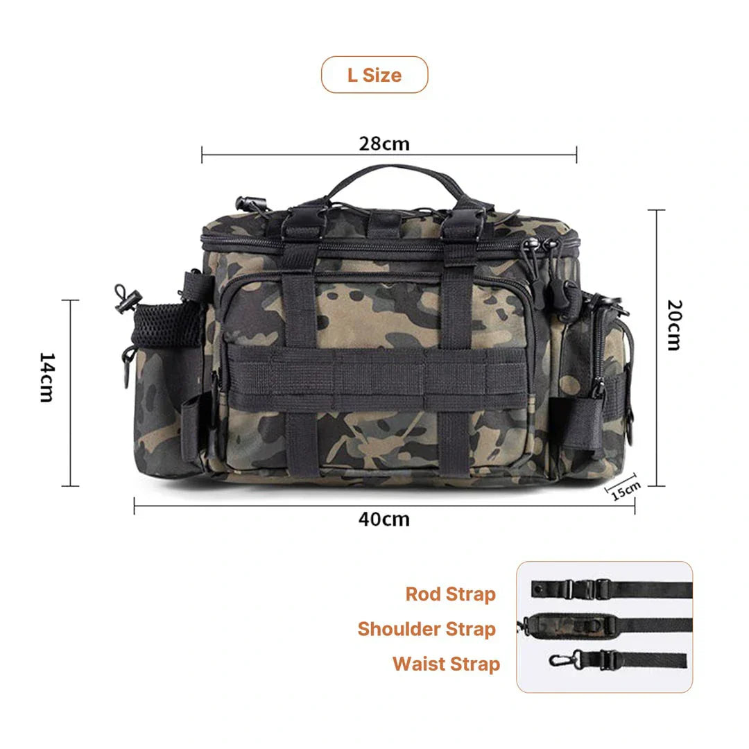 Fishing Gear Backpack – Waterproof Storage for Tackle