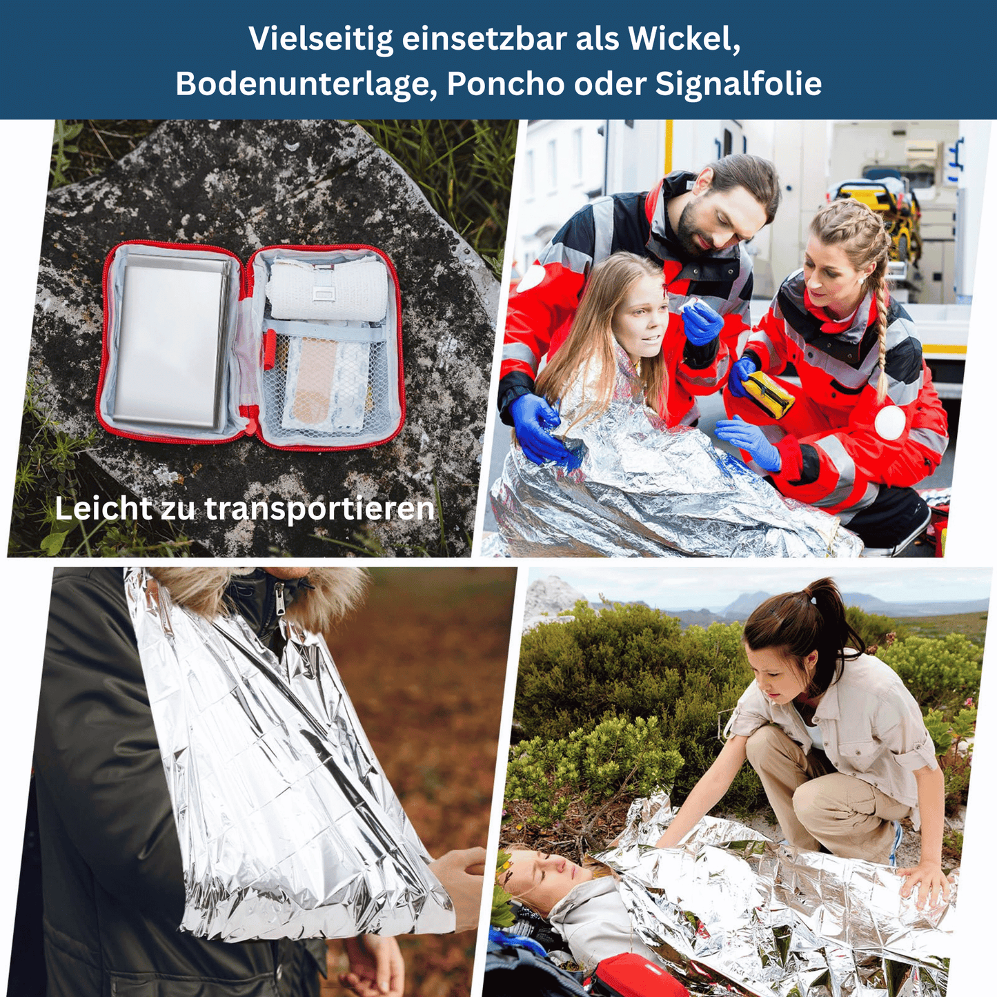 Emergency Blanket - Insulated and Waterproof for Outdoor Use