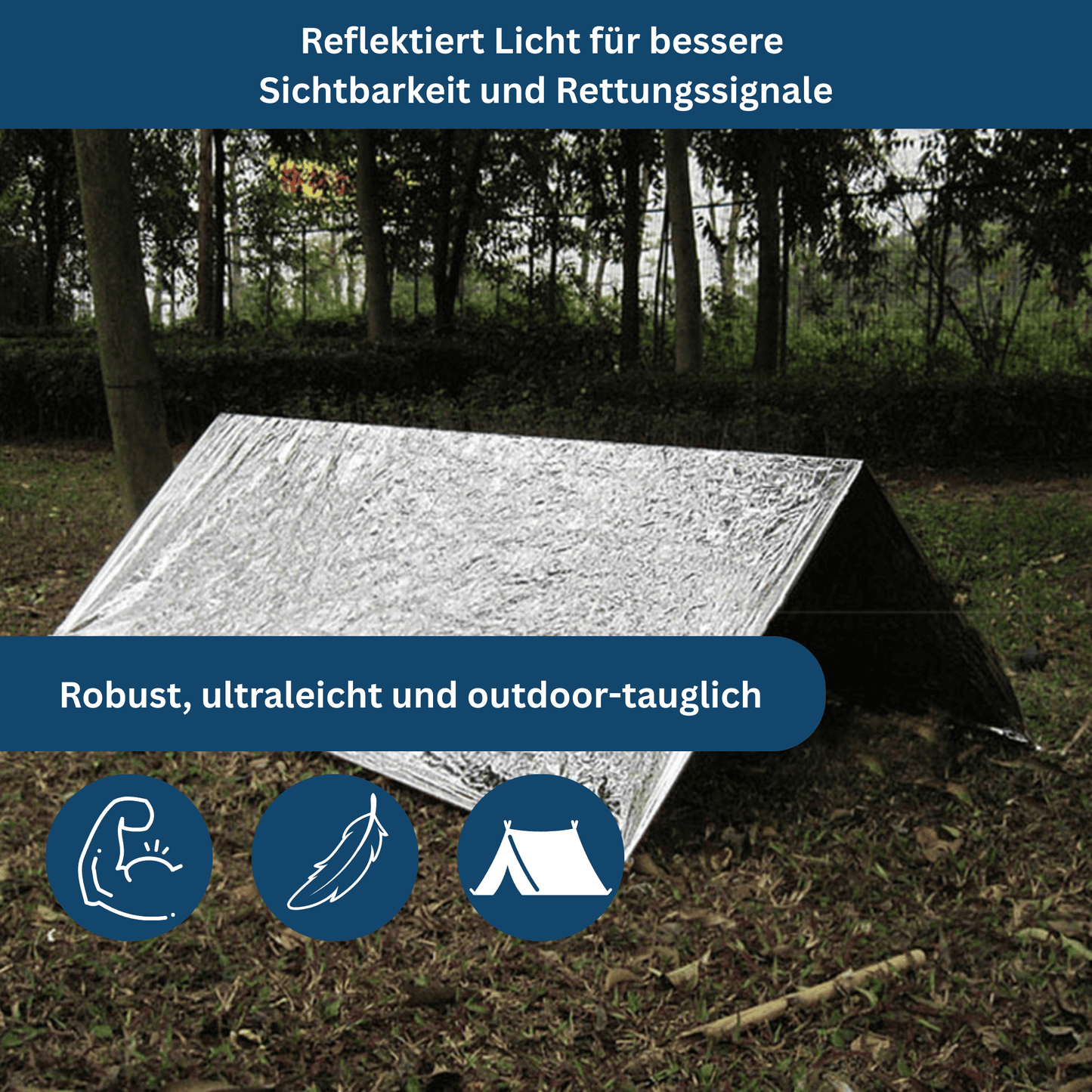 Emergency Blanket - Insulated and Waterproof for Outdoor Use