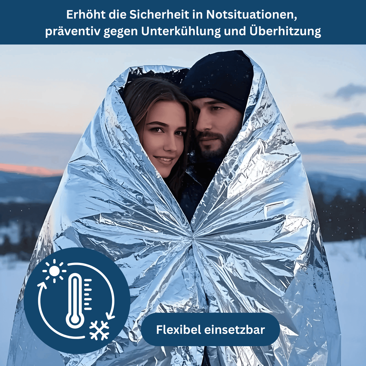 Emergency Blanket - Insulated and Waterproof for Outdoor Use