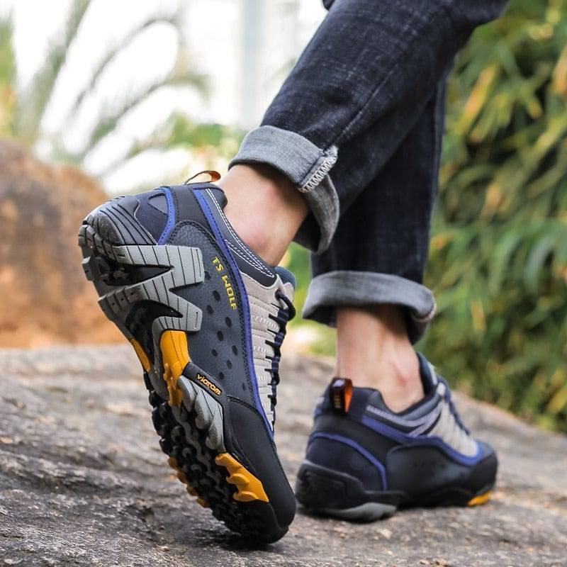 Leather Hiking Boots - Waterproof Outdoor Footwear