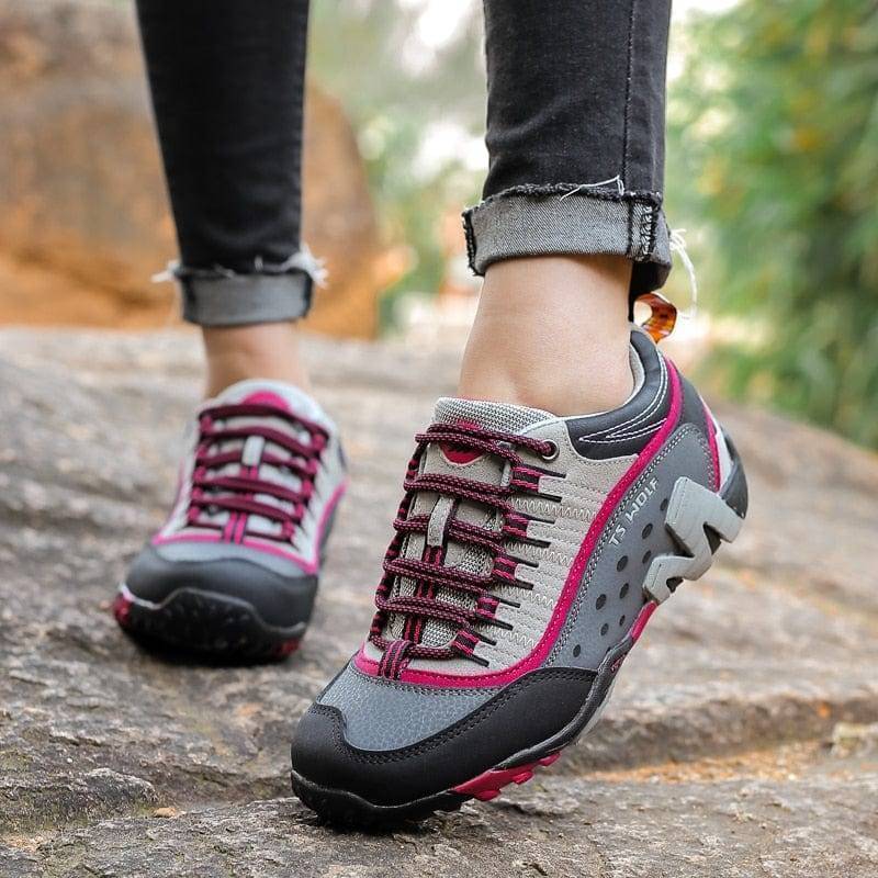 Leather Hiking Boots - Waterproof Outdoor Footwear