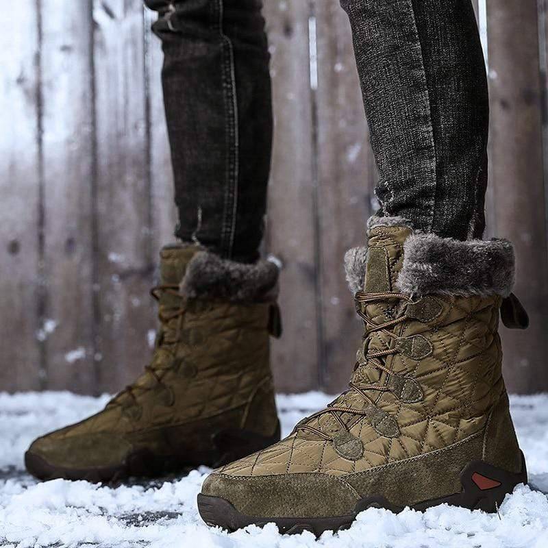 Insulated Snow Boots with Waterproof Design