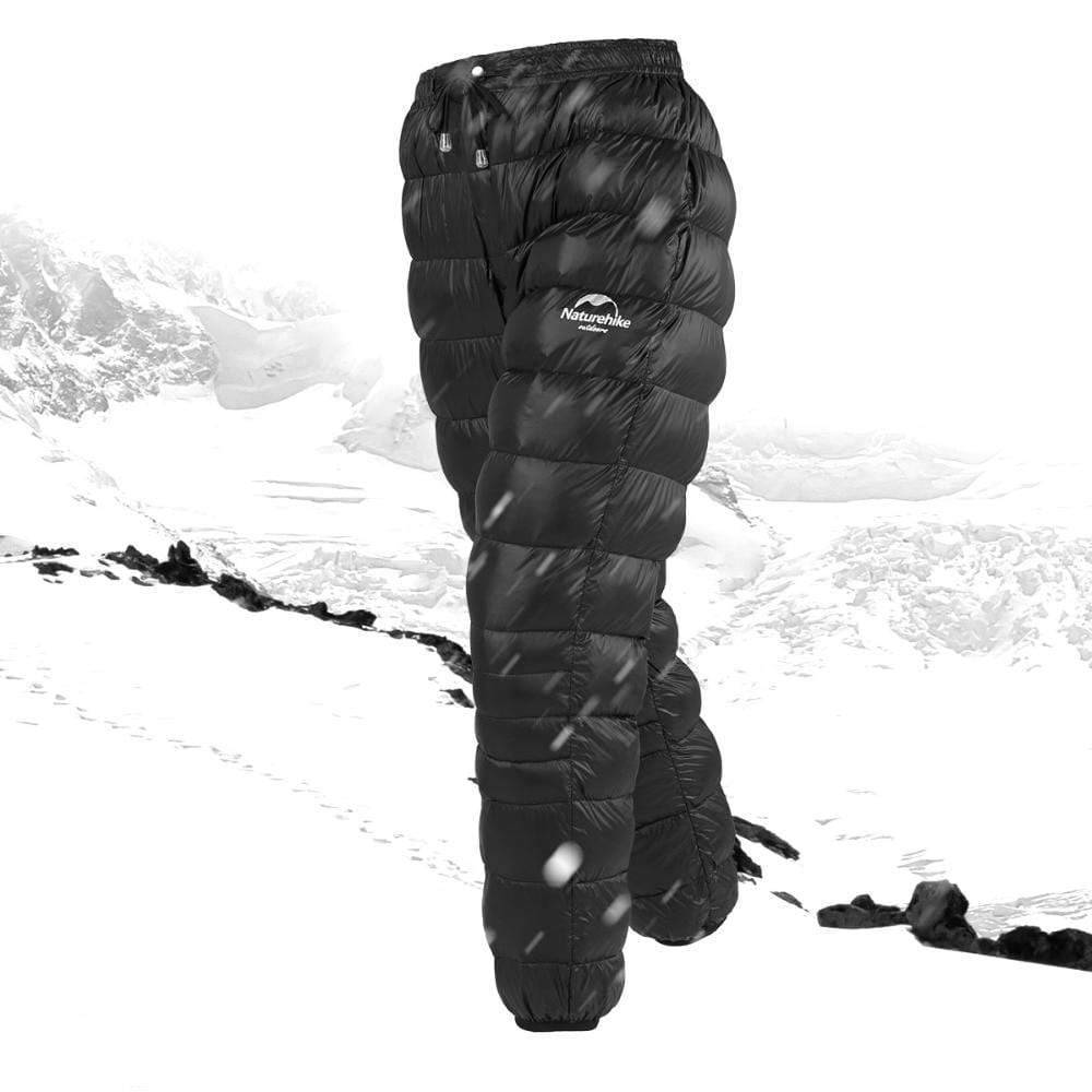 Insulated Hiking Trousers for Winter with Down Filling