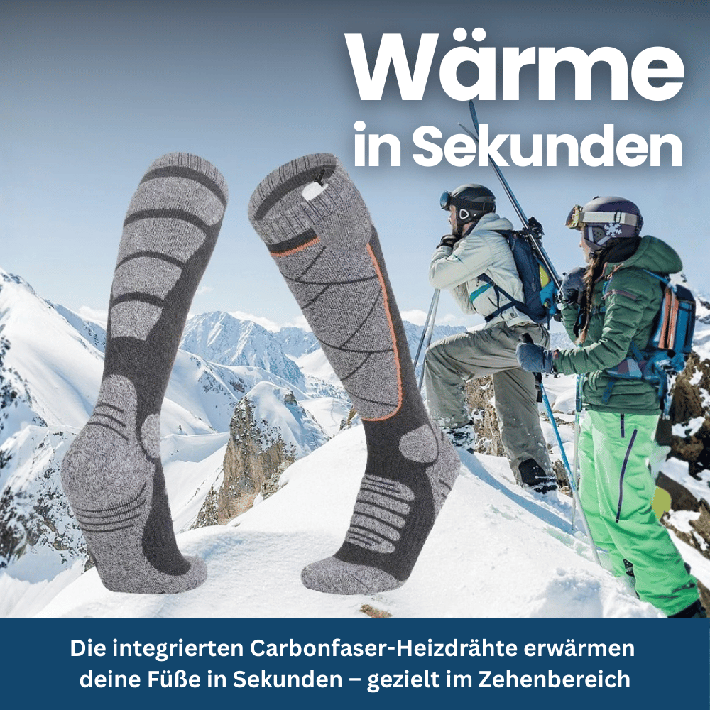 Electric Thermal Socks with Rechargeable Power Bank