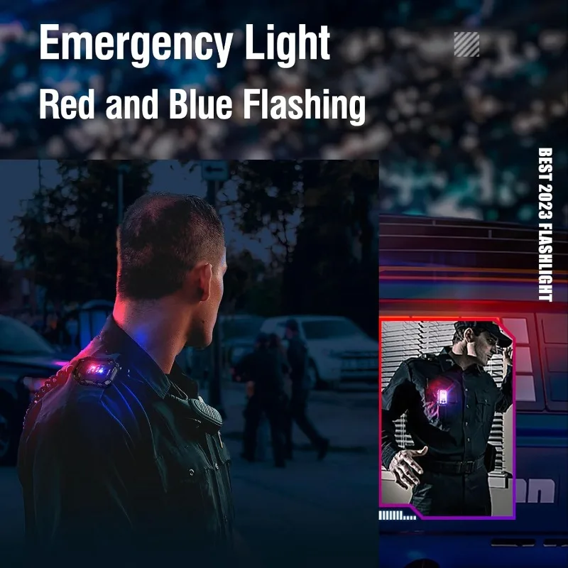 Compact Tactical Flashlight - Rechargeable USB Outdoor EDC Light