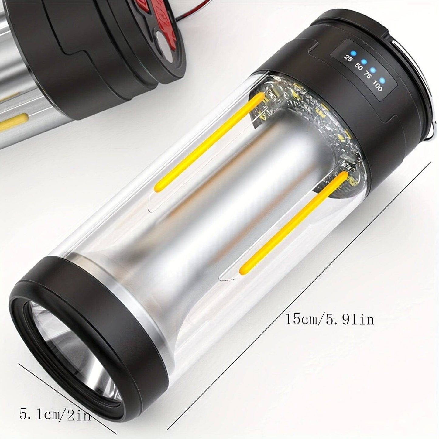 Camping Lantern with Power Bank – USB Rechargeable Light