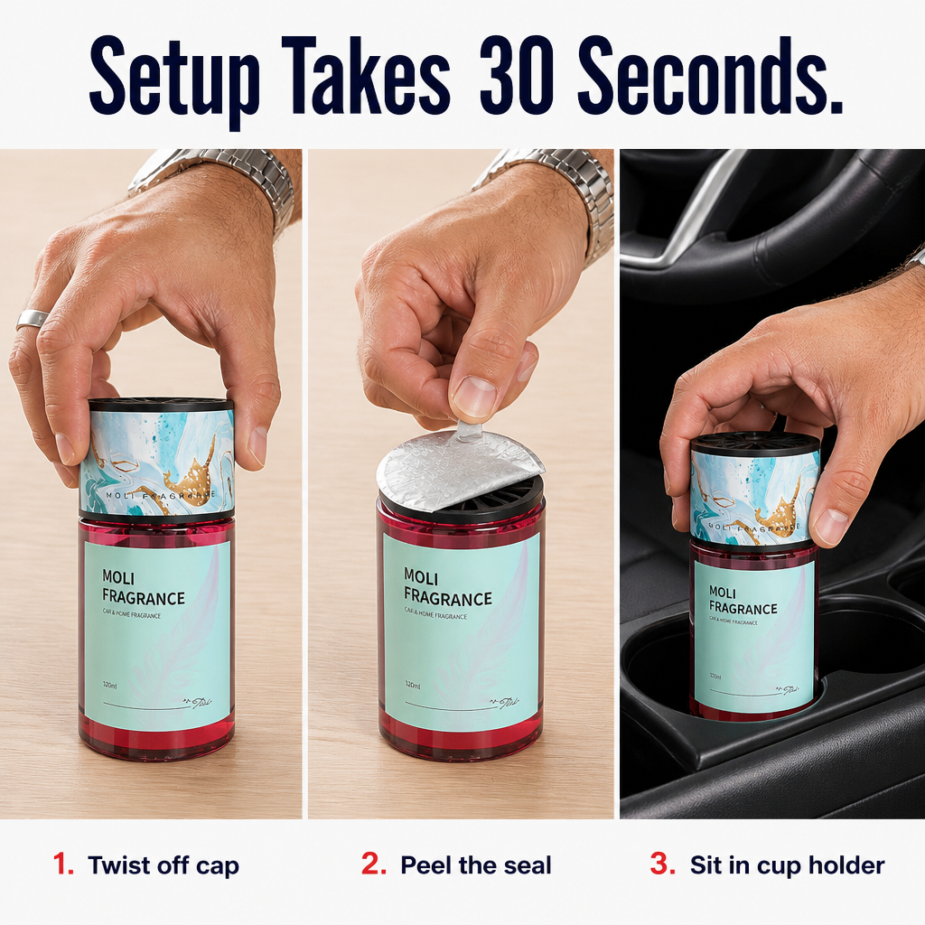 BreezeAura™ — Fill Your Car with 60-Day Scent That Actually Lasts