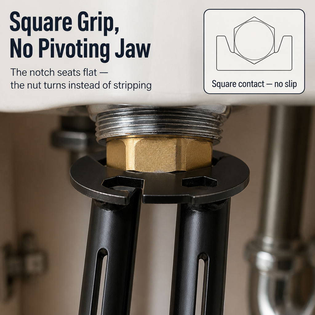 FlexiGrip™ — Install Any Faucet In Cramped Under-Sink Spaces Without Calling A Plumber