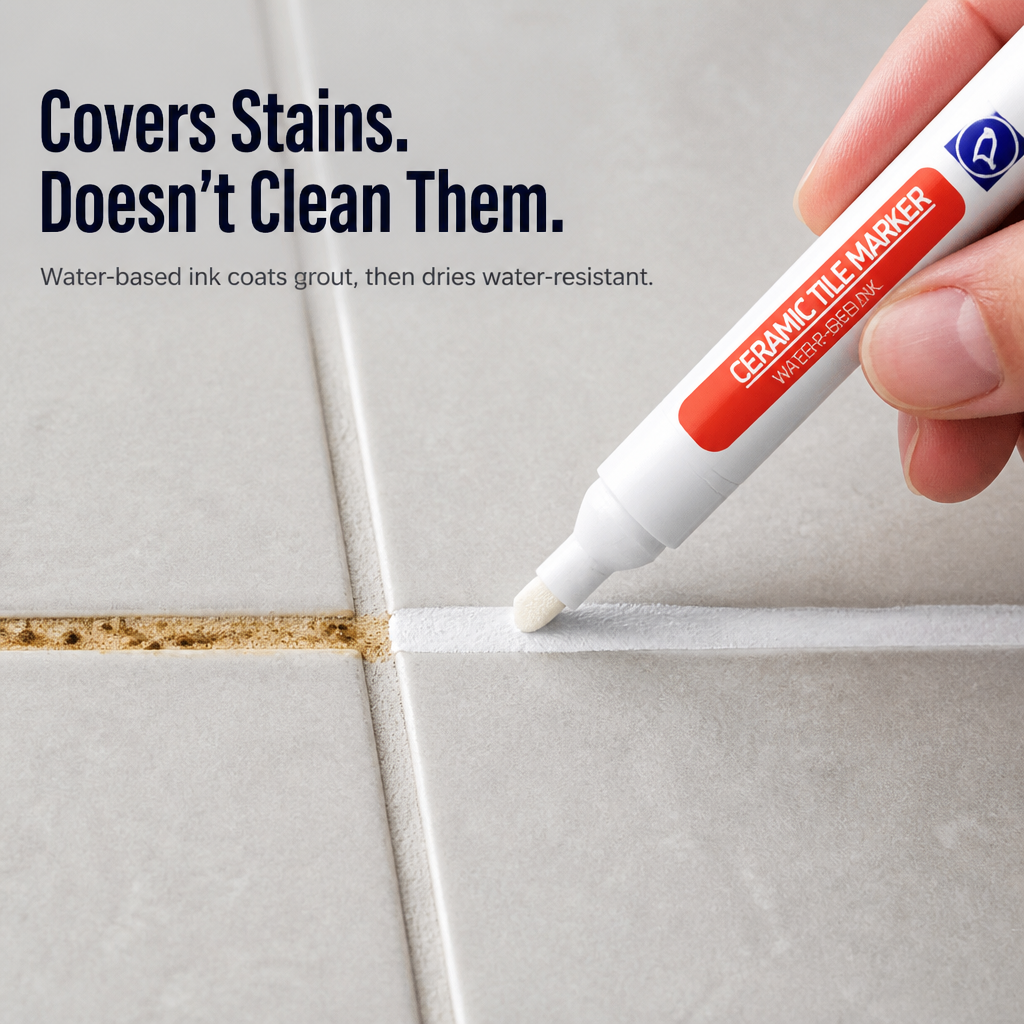 BioShieldSeal™ — Refresh Yellowed Grout Lines to Brand-New White in 20 Minutes
