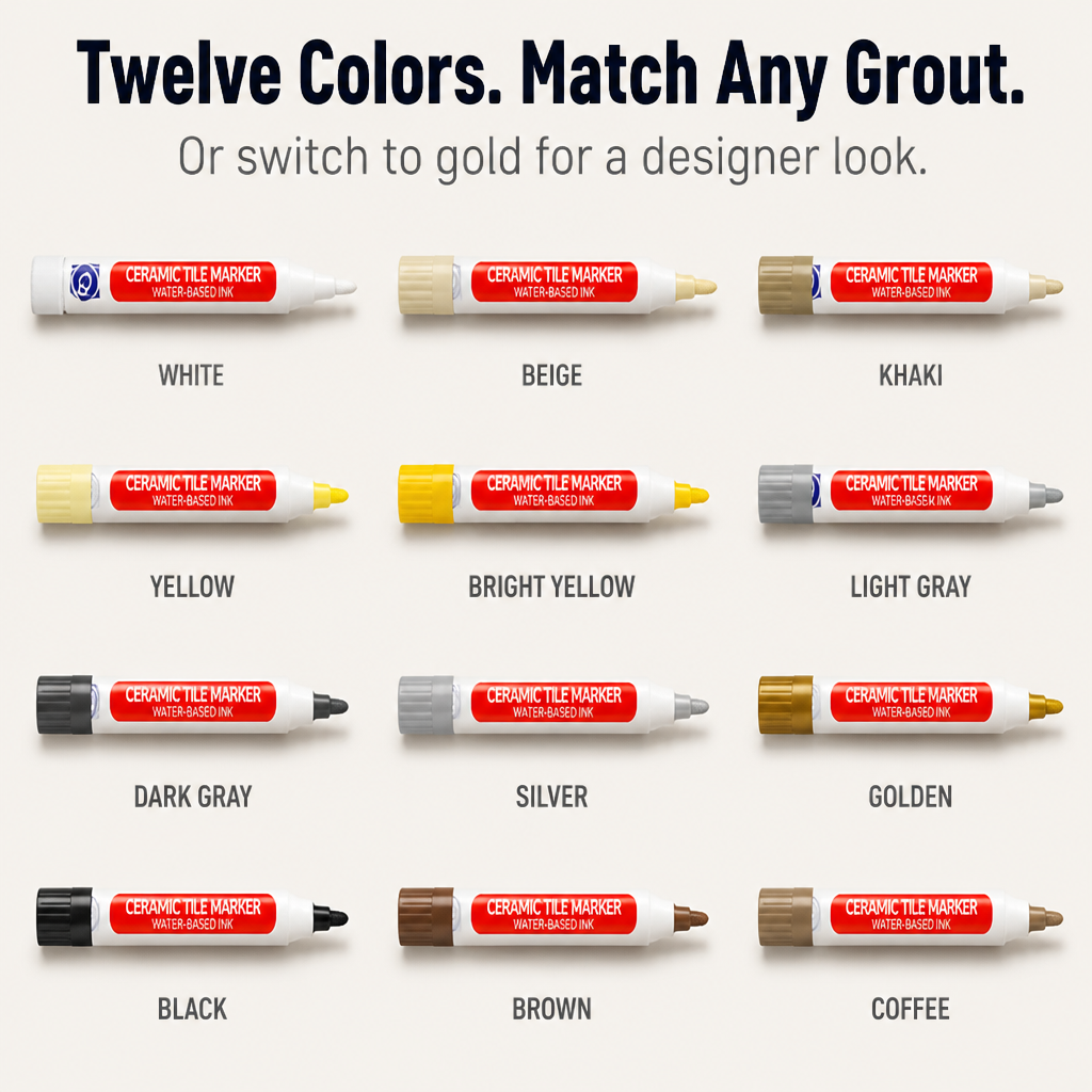 BioShieldSeal™ — Refresh Yellowed Grout Lines to Brand-New White in 20 Minutes
