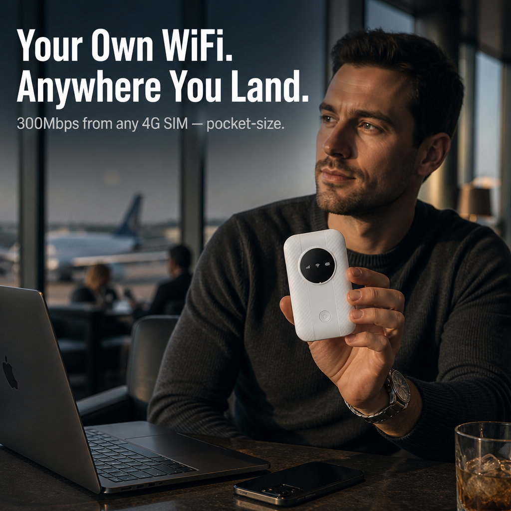 NomadNet™ — Run Your Own 300Mbps WiFi in Hotels, Cafés & Airports