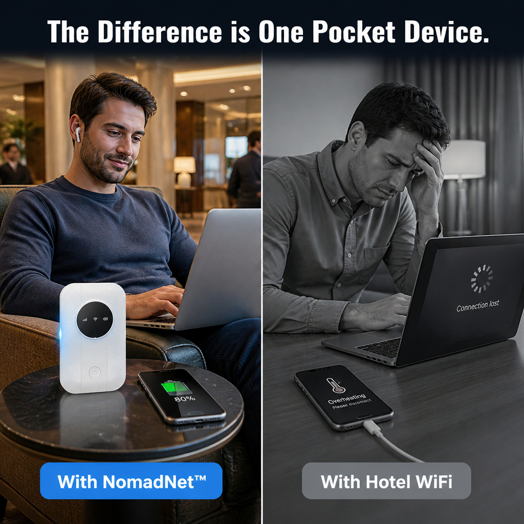 NomadNet™ — Run Your Own 300Mbps WiFi in Hotels, Cafés & Airports