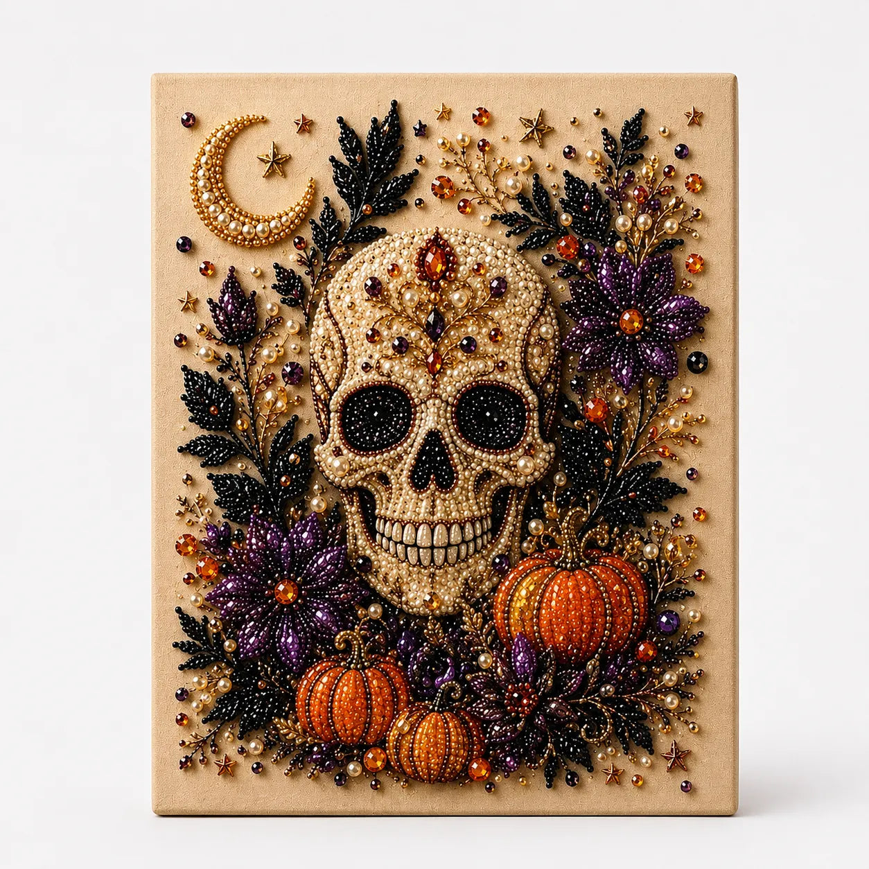 Halloween Pearl Bead Craft Kit for Cozy Wall Art & DIY