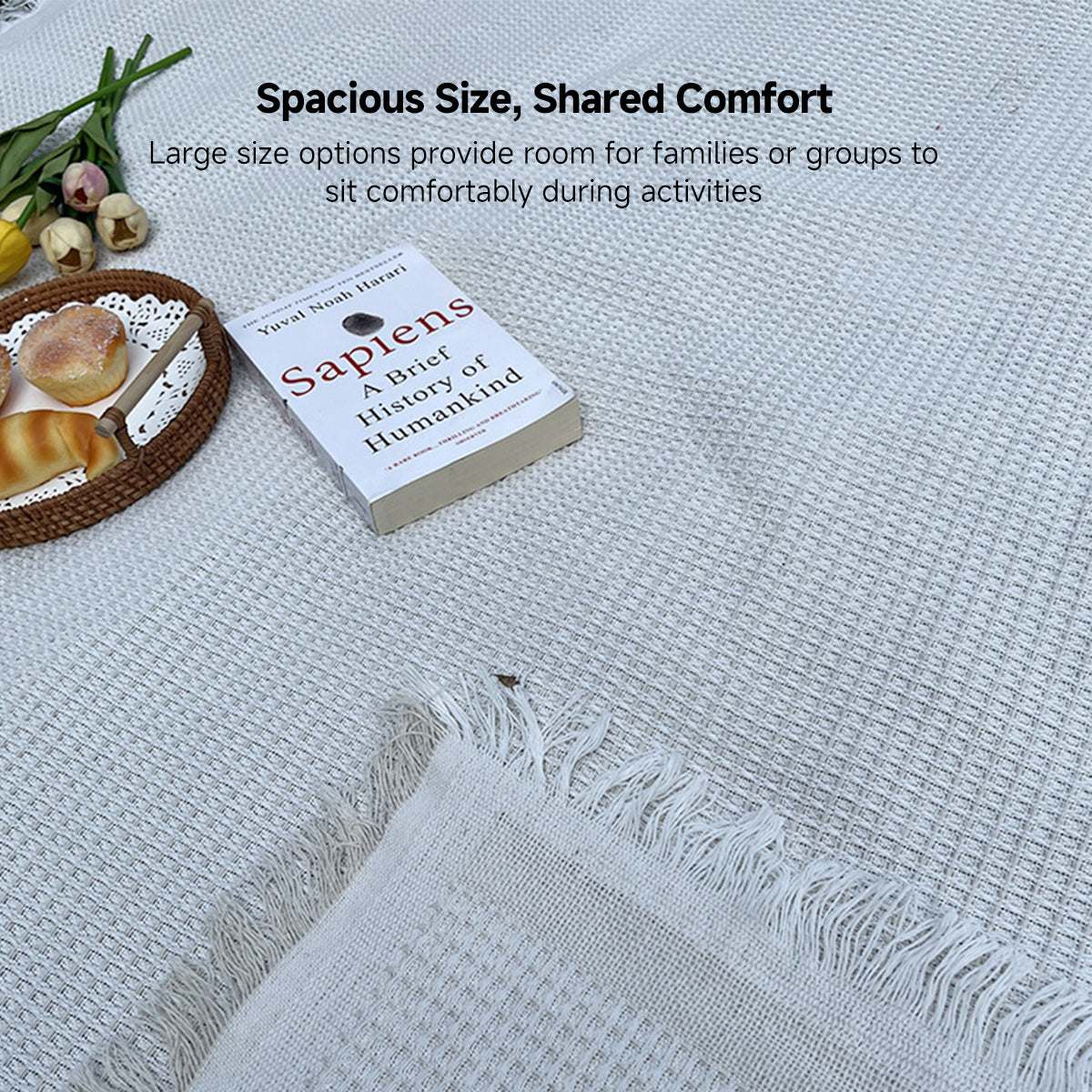 Durable Checkered Blanket for Indoor and Outdoor Use