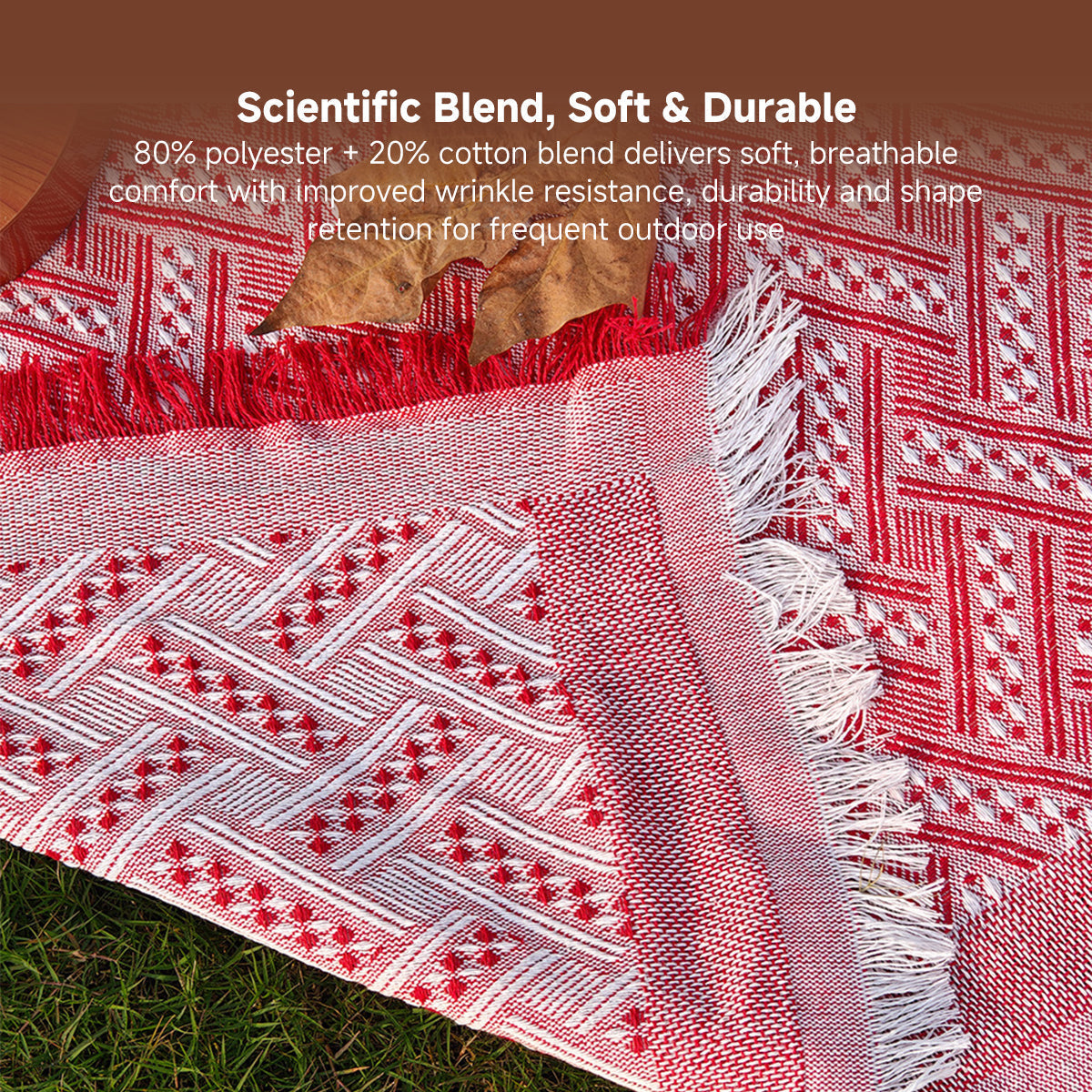 Durable Checkered Blanket for Indoor and Outdoor Use