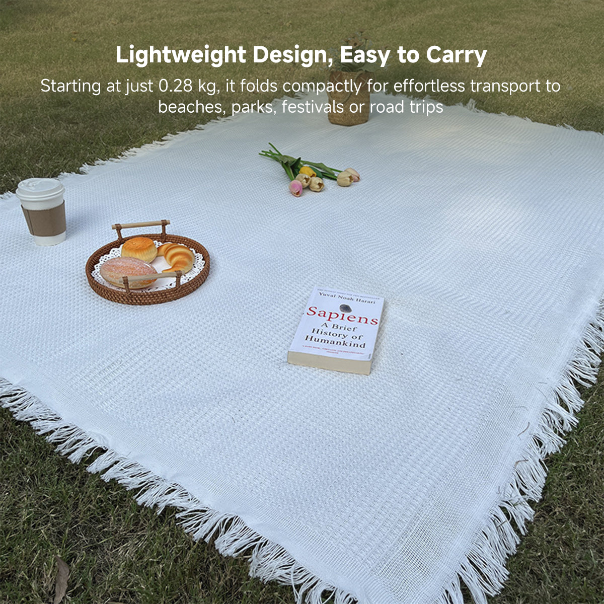 Durable Checkered Blanket for Indoor and Outdoor Use