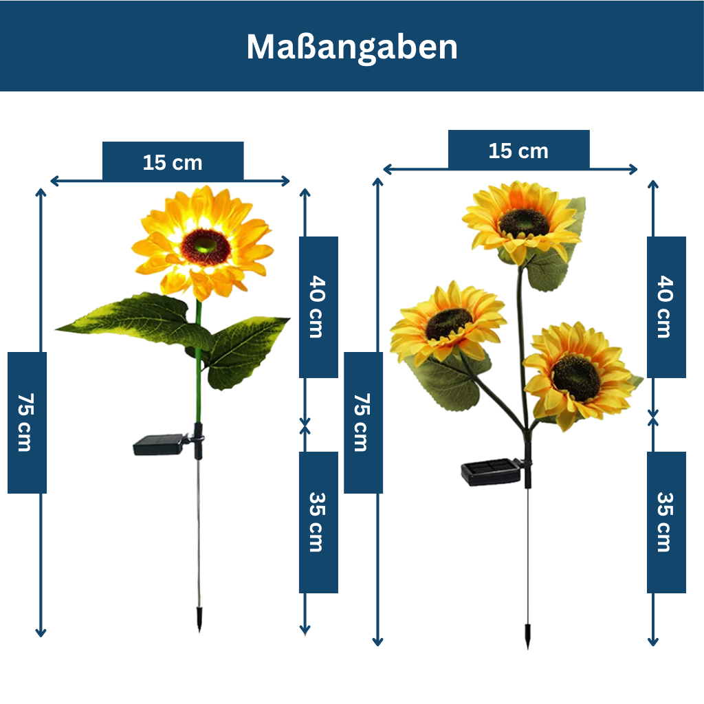 Garden Flower Lights with LED – Solar Powered Decorative Illumination