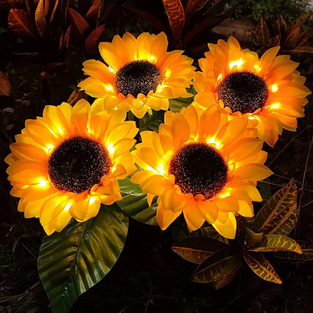 Garden Flower Lights with LED – Solar Powered Decorative Illumination
