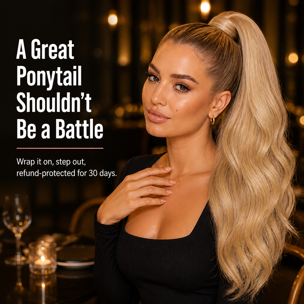 LuxeLift™ — Wrap On a Thick, Glamorous Ponytail in Seconds Flat