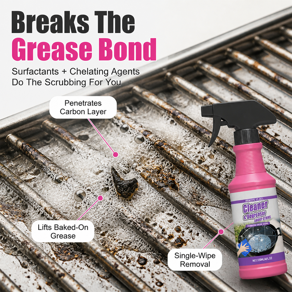 Flamestick™ — Lift Years of Baked-On Grease Without Scrubbing or Harsh Fumes
