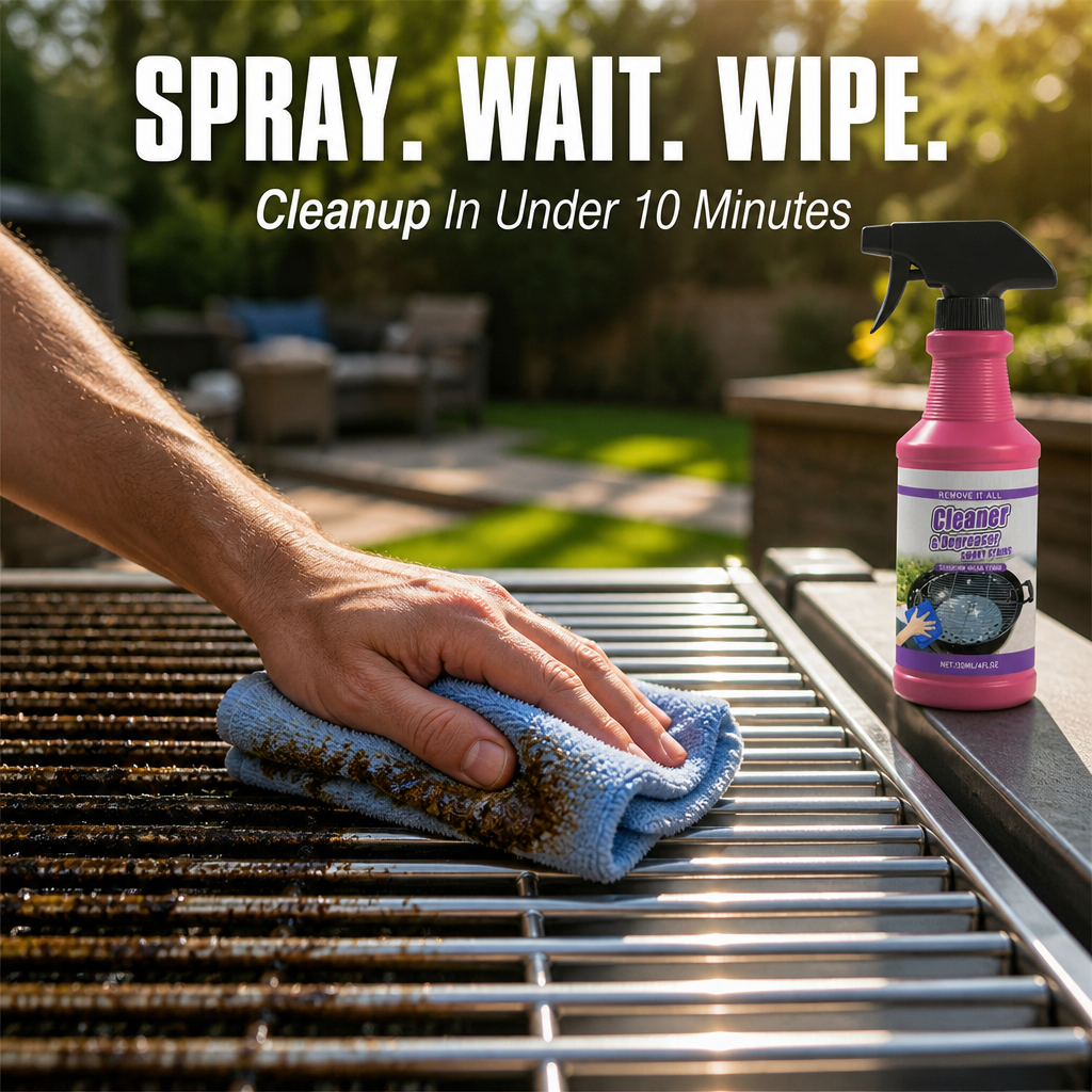 Flamestick™ — Lift Years of Baked-On Grease Without Scrubbing or Harsh Fumes