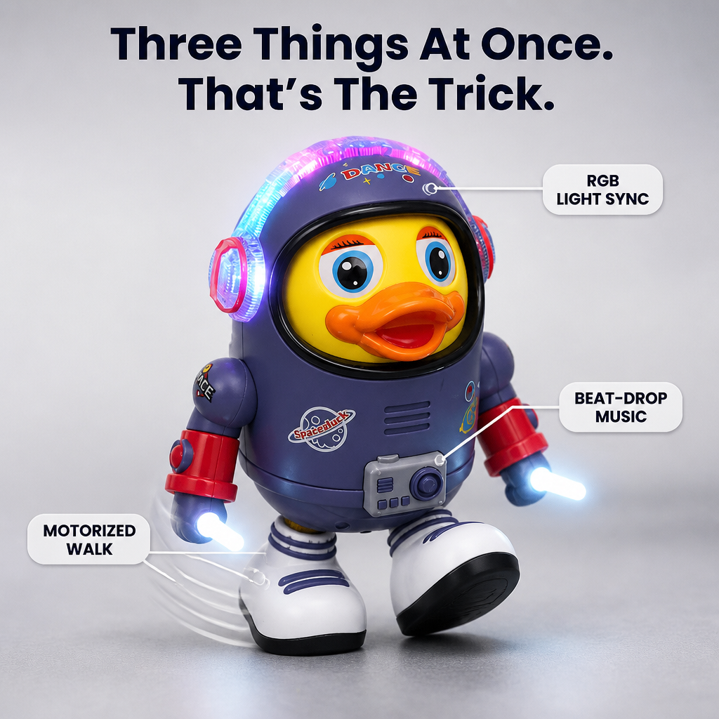 CosmoQuack™ — Wear Out Toddlers Without An iPad In Just 20 Minutes