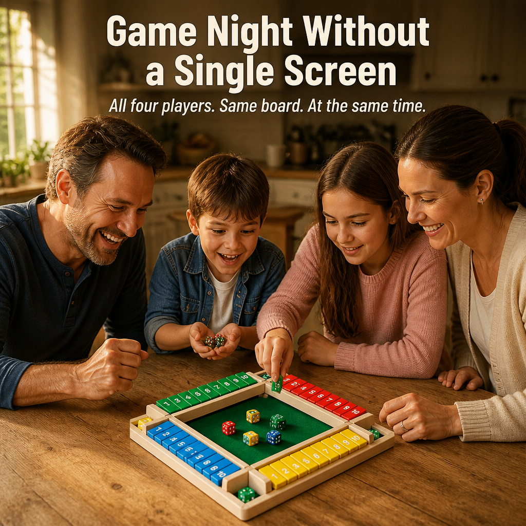 GameFlare™ — Replace Screen Time With 4-Player Dice Battles Kids Beg For