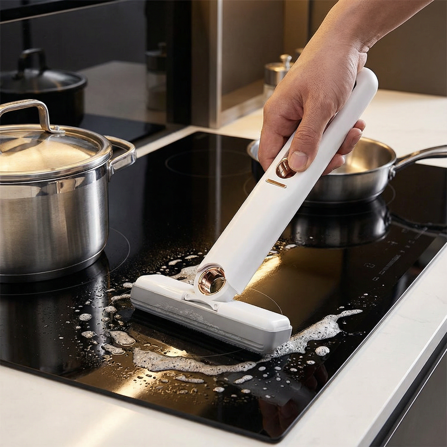 Compact Cleaning Wand with Squeegee