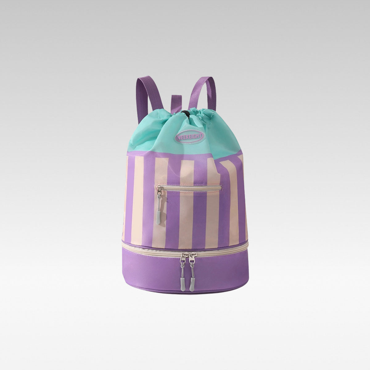 Drawstring Backpack for Wet and Dry Shoes