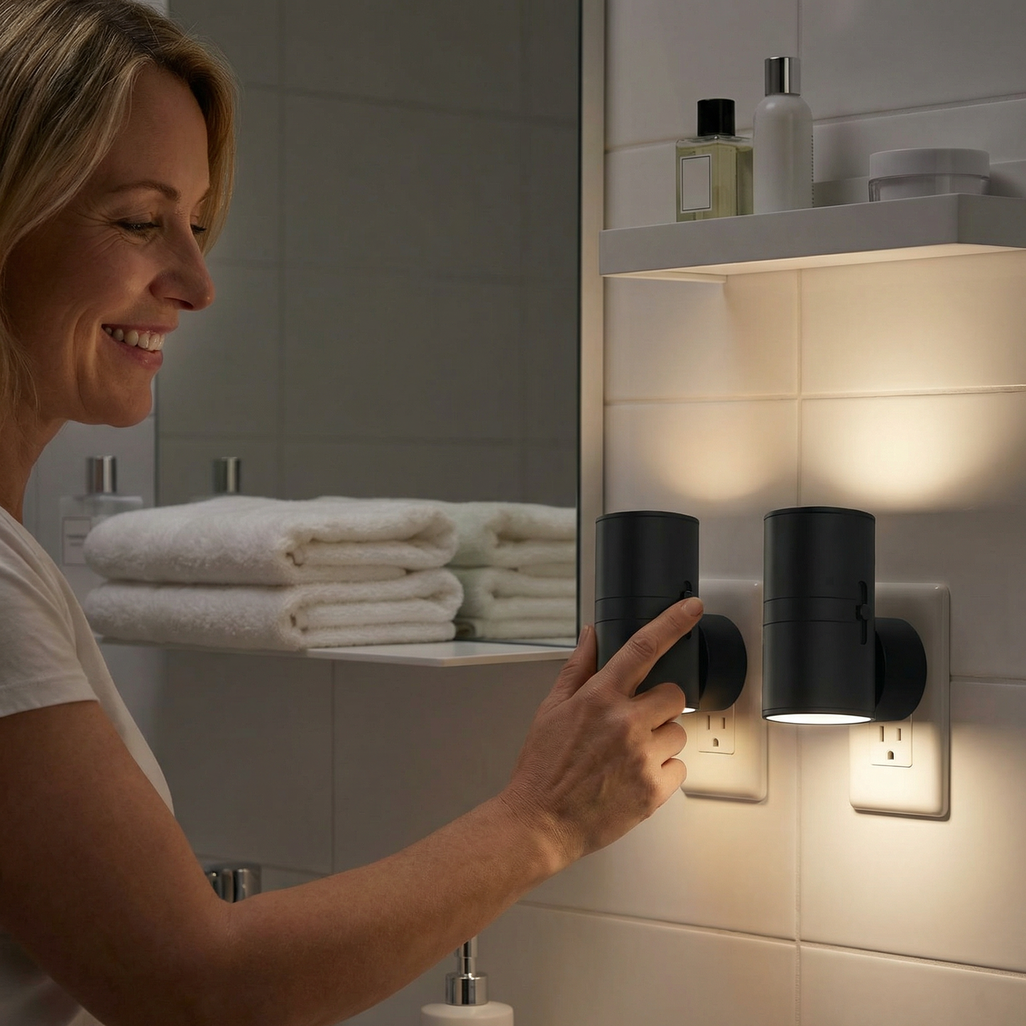 Night Light with Light Sensor for Wall Outlet
