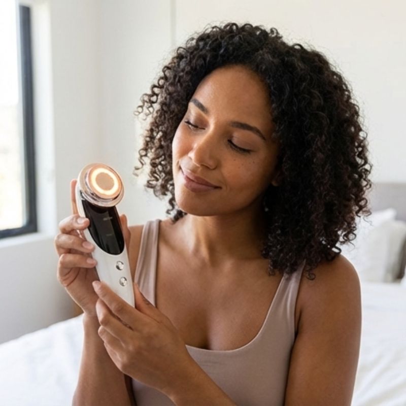 Facial Care Device for Skin Tightening Using Radio Frequency