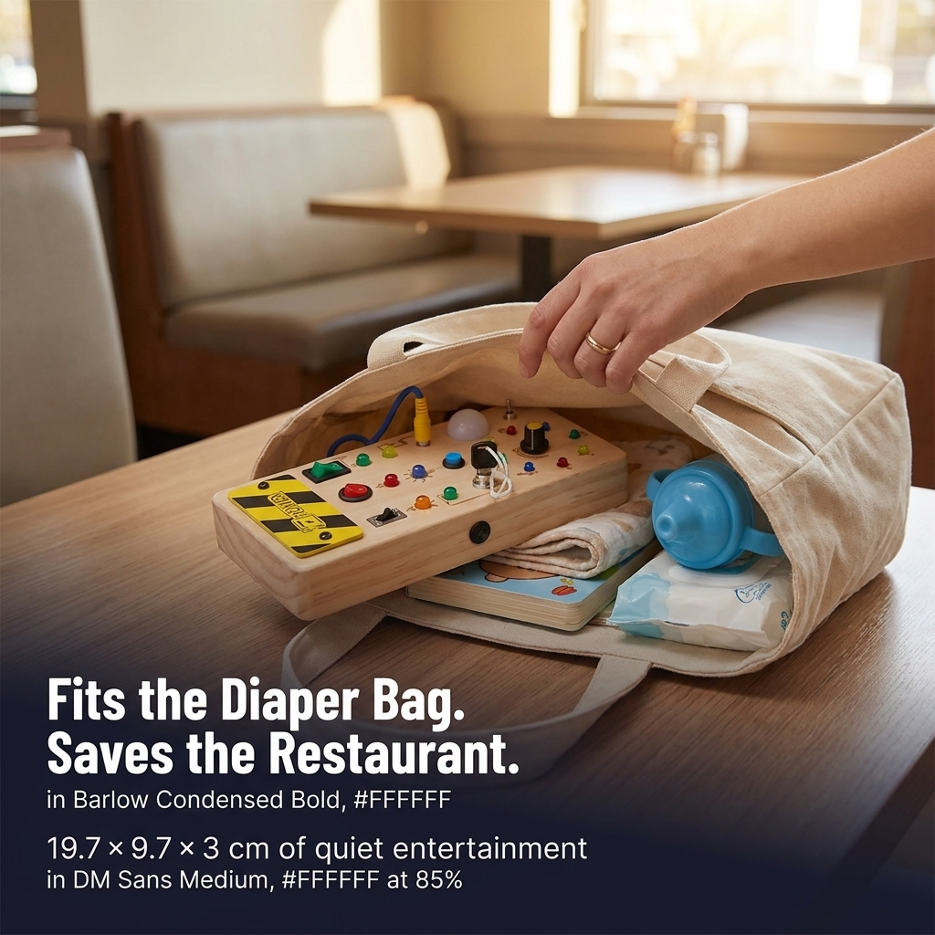 BrillioPlay™ — Give Tiny Hands Real Switches, Lights and Music to Master