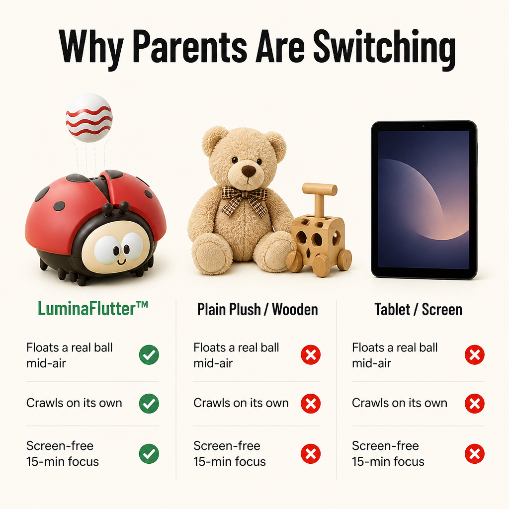 LuminaFlutter™ — Float a Ball, Glide a Bug, Keep Your Toddler Off the Tablet