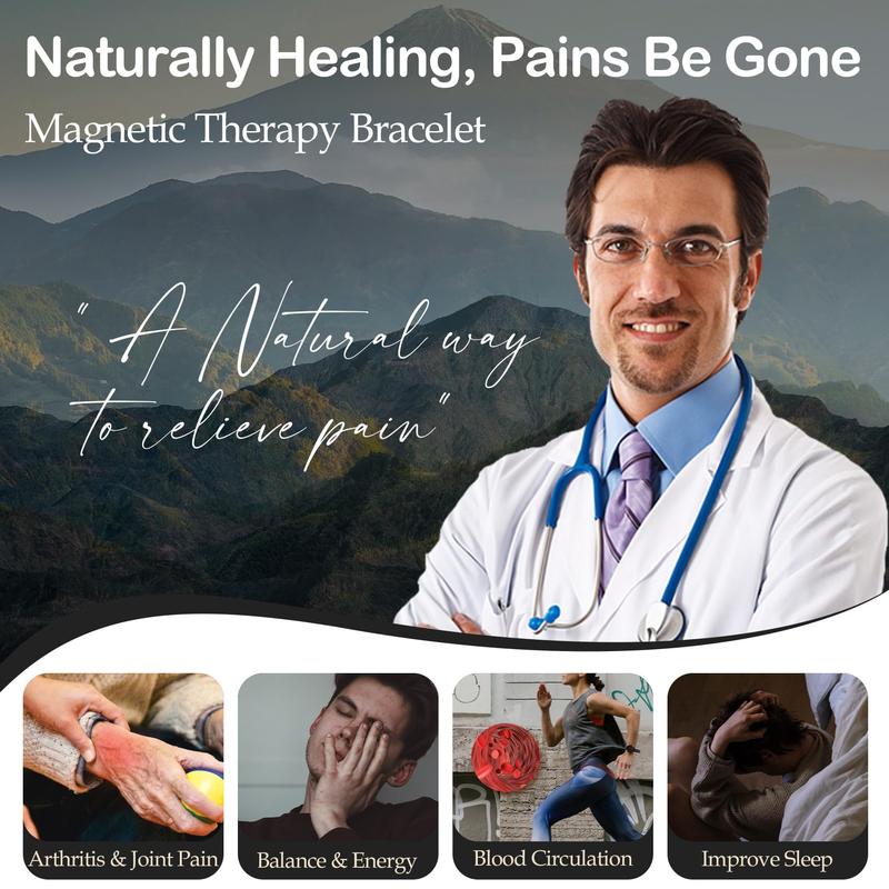 Pure Copper Magnetic Therapy Bracelet for Fatigue & Circulation