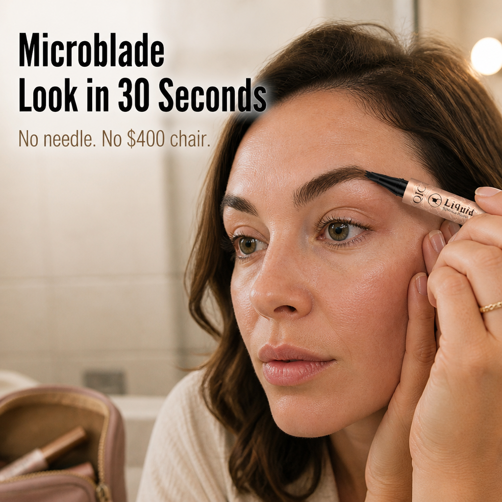 ArcenaBrow™ — Fake the Microblade Look in 30 Seconds, No Needle Required