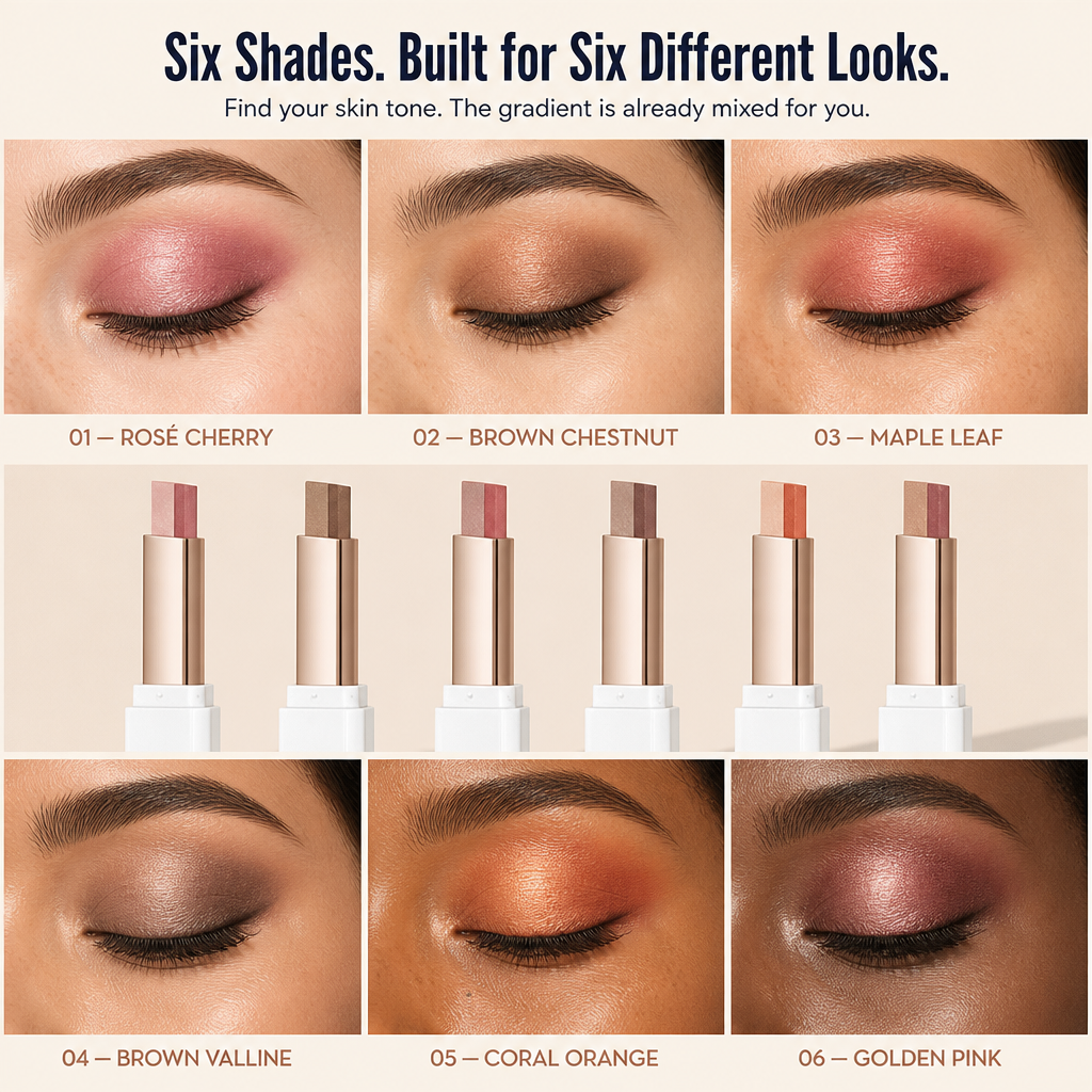 LumeShade™ — Swipe On Two-Tone Smokey Eyes in Under Ten Seconds