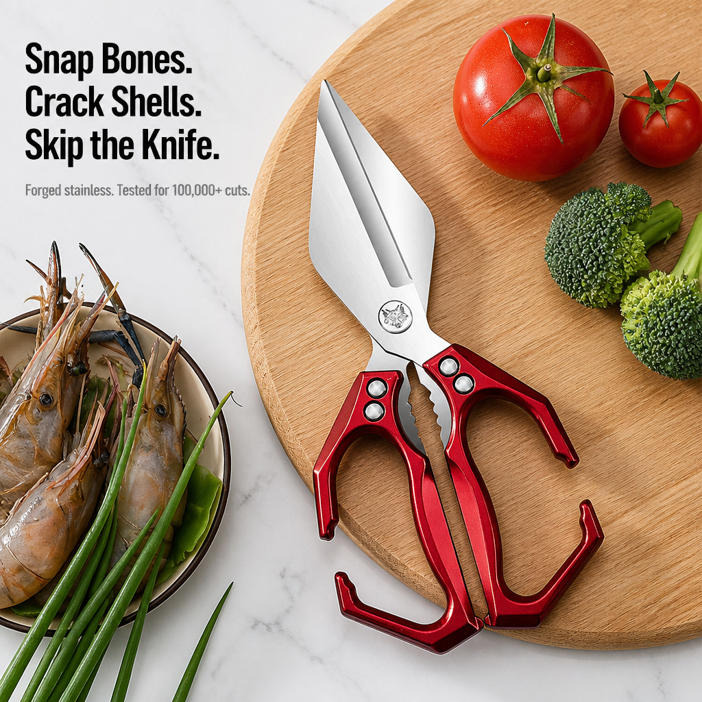ChefClaw™ — Snap Bones, Crack Shells & Skip the Chef's Knife